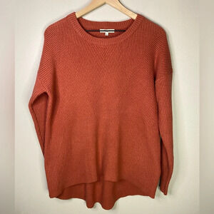 Madewell Women's Crew Neck Sweater in Rust
